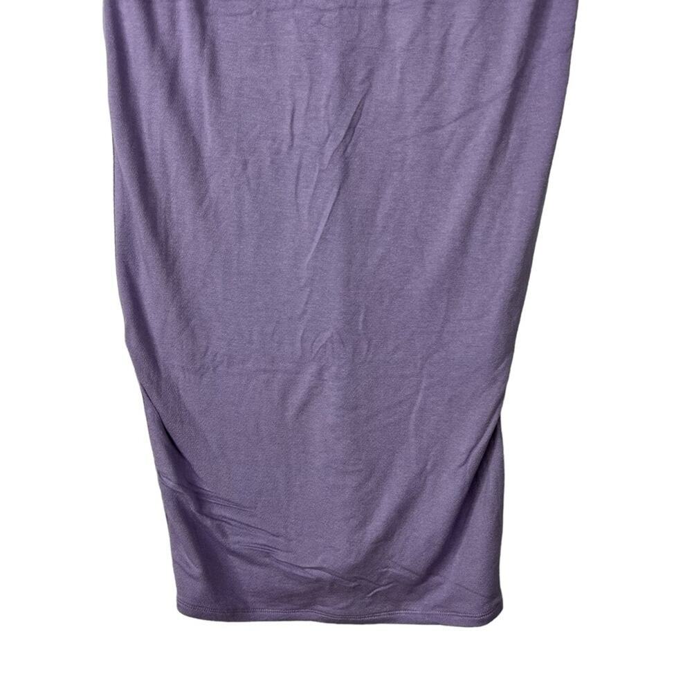 Naked Wardrobe The NW Tube Dress Iris Purple Strapless Crepe Bodycon Size 3X NEW - Picture 5 of 14